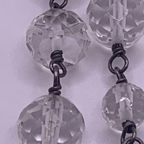 Silpada Vintage Sterling & Quartz Lariat Front Toggle Closure Necklace - Picture 14 of 16